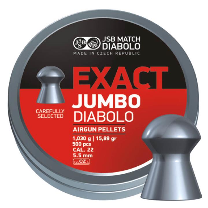 ΒΛΗΜΑΤΑ JSB EXACT JUMBO 5.52mm / 500, (1,03gr / 15.89g)