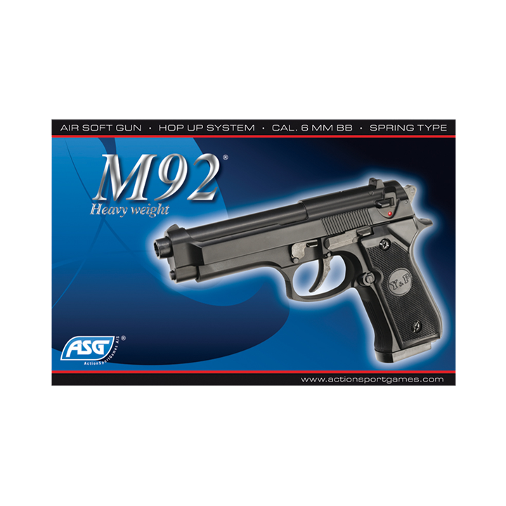 ΠΙΣΤΟΛΙ SOFT SPRING, ASG, M92, HW, Hop up