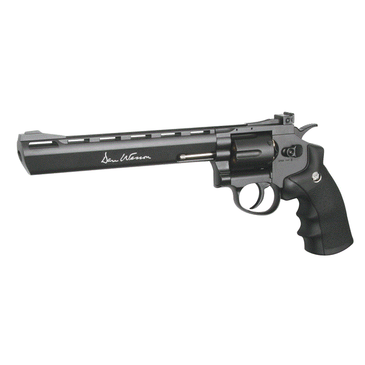 ΑΕΡΟΒΟΛΟ ASG Dan Wesson 8'' Revolver 4.5mm Black