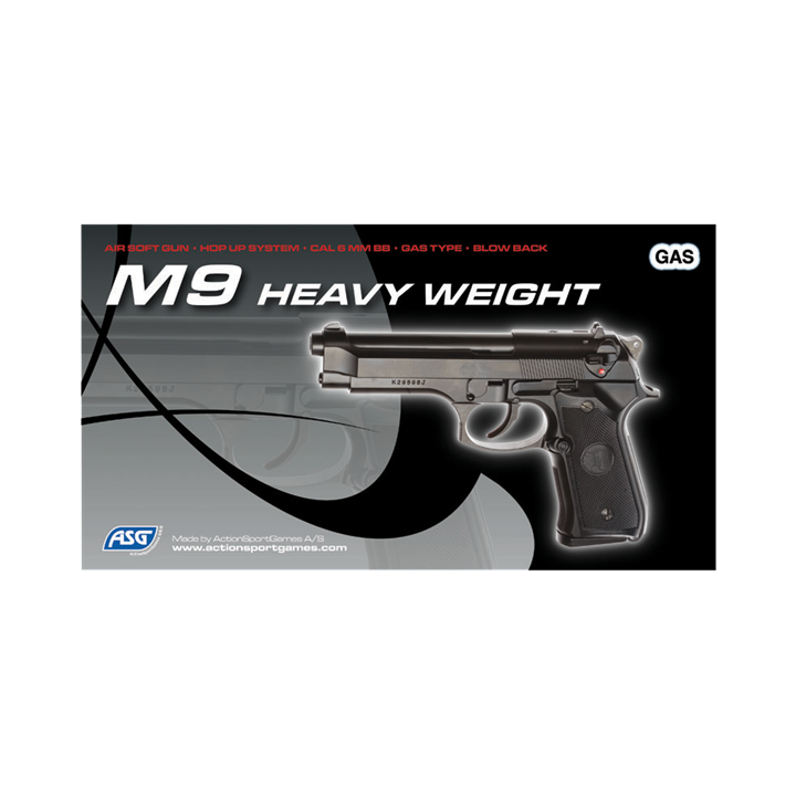 ΠΙΣΤΟΛΙ SOFT GBB, ASG, BERETTA M9 HW metal, Hop-up