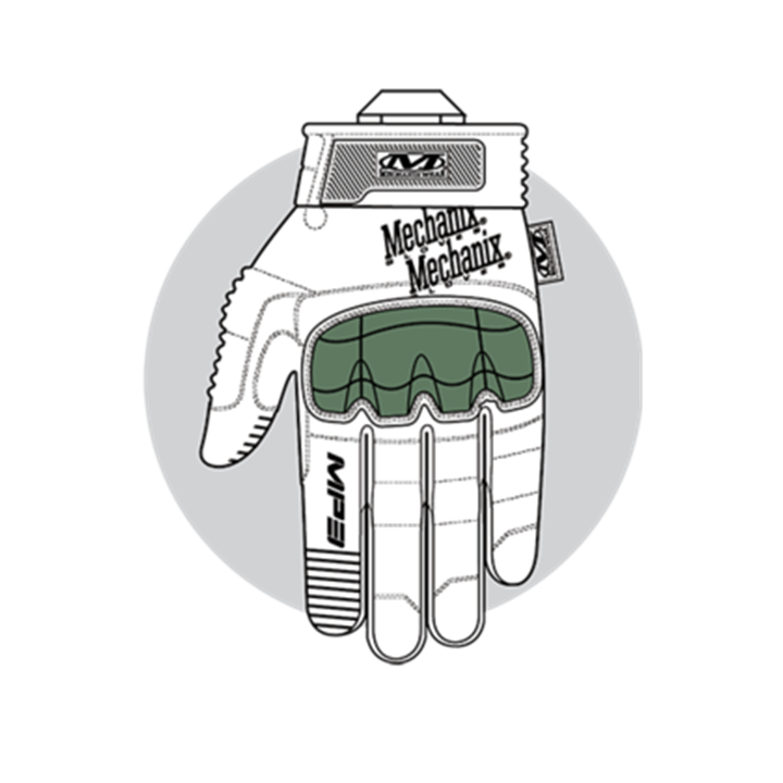 ΓΑΝΤΙΑ MECHANIX, M-Pact 3, Covert, Size L