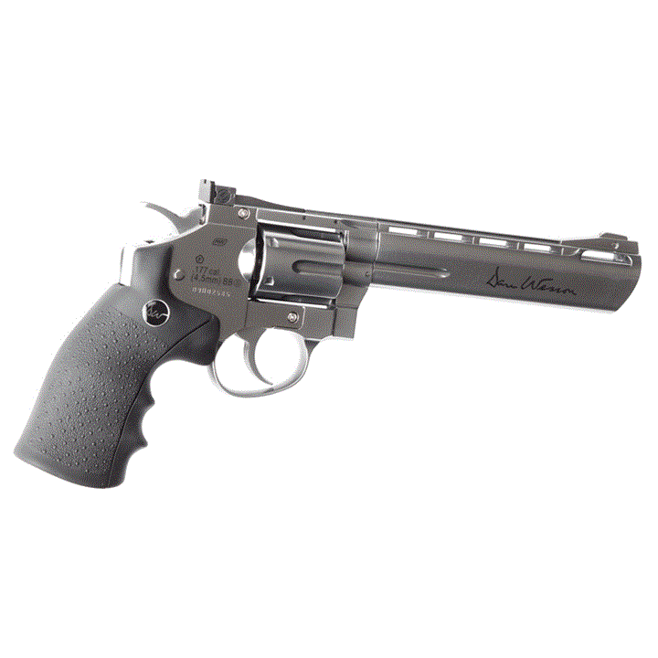 ΑΕΡΟΒΟΛΟ ASG Dan Wesson 6'' Revolver 4.5mm Silver