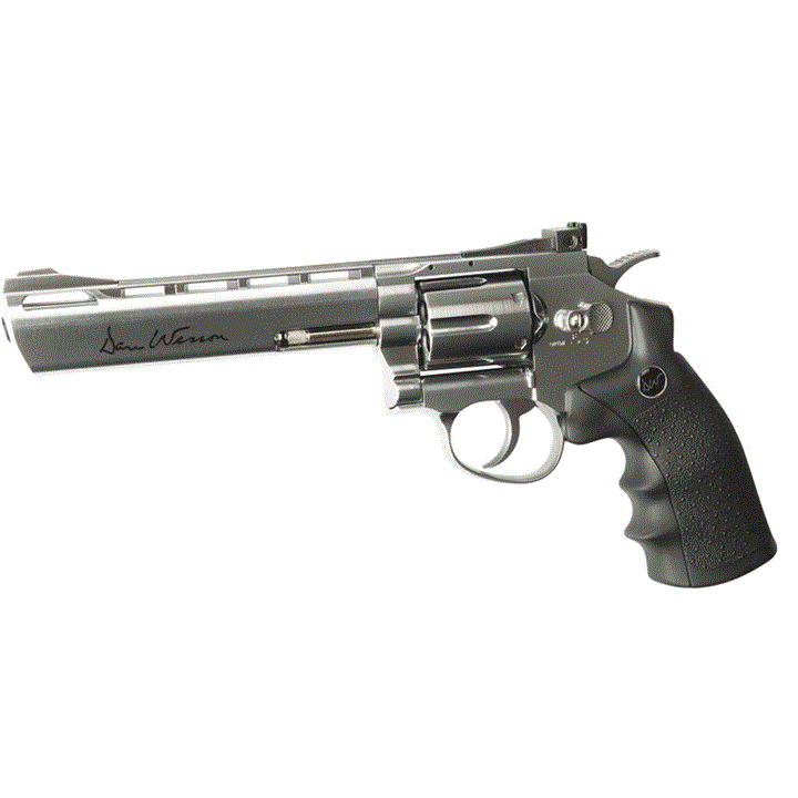ΑΕΡΟΒΟΛΟ ASG Dan Wesson 6'' Revolver 4.5mm Silver