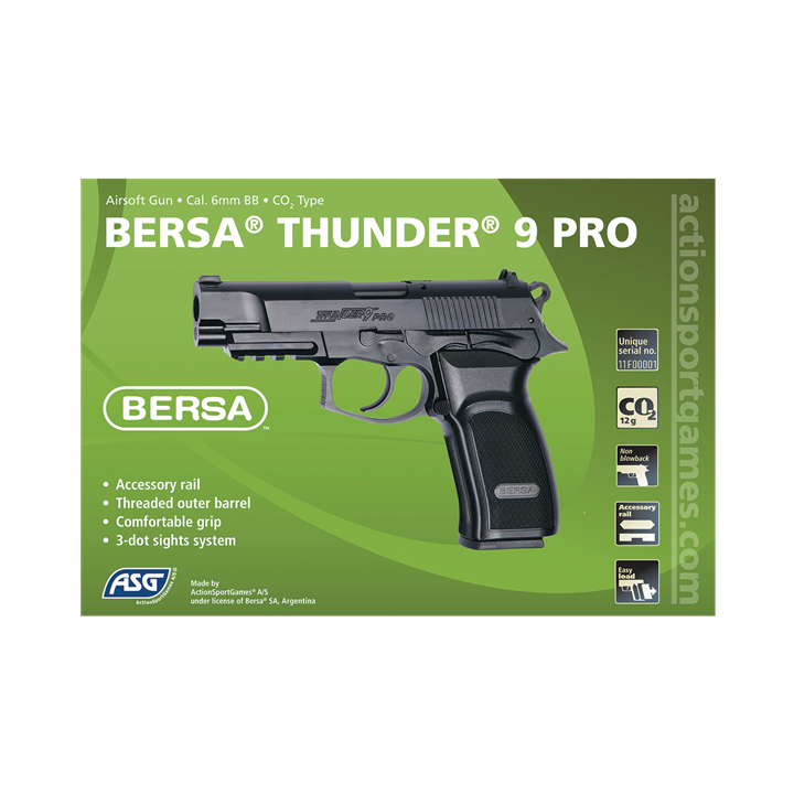 ΠΙΣΤΟΛΙ SOFT GNB, ASG, BERSA THUNDER 9 PRO