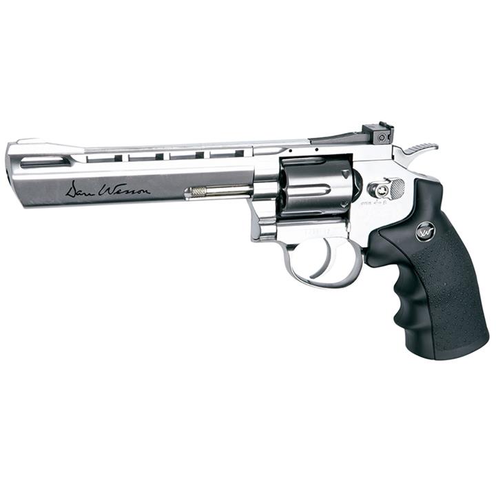 ΑΕΡΟΒΟΛΟ ASG Dan Wesson 6'' Revolver 4.5mm Silver/Pellets