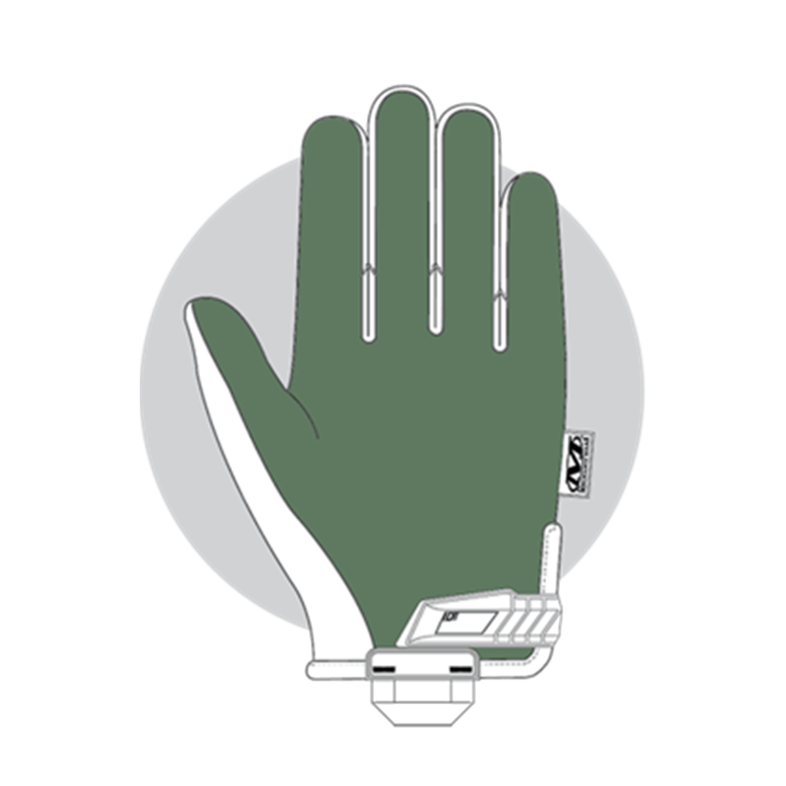 ΓΑΝΤΙΑ MECHANIX, The Original, Covert, BLACK, Size - XXL