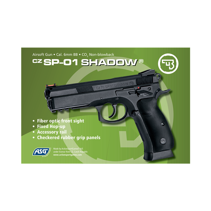 ΠΙΣΤΟΛΙ SOFT GNB, ASG, CO2, CZ SP-01 SHADOW