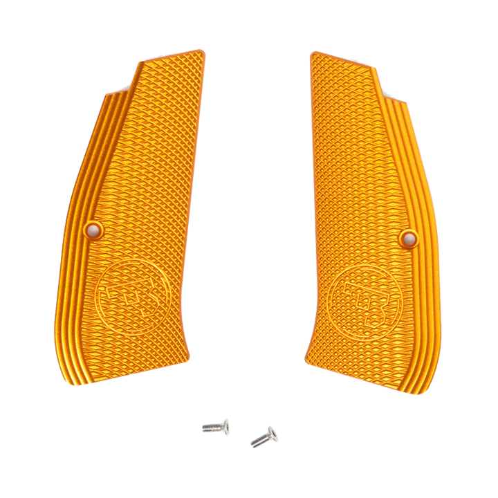 Πλακίδια Λαβής Μεταλλικά για CΖ SP-01 Shadow, πορτοκαλί