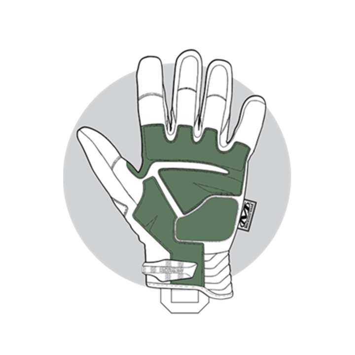 ΓΑΝΤΙΑ MECHANIX, M-Pact 2, Covert, Size M -- NEW