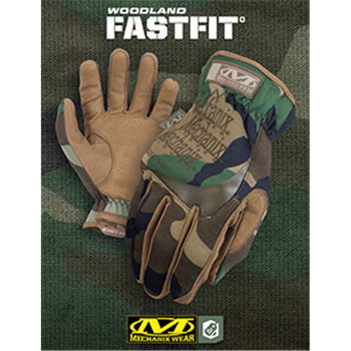 ΓΑΝΤΙΑ MECHANIX, FastFit, Woodland Camo, Size-SM