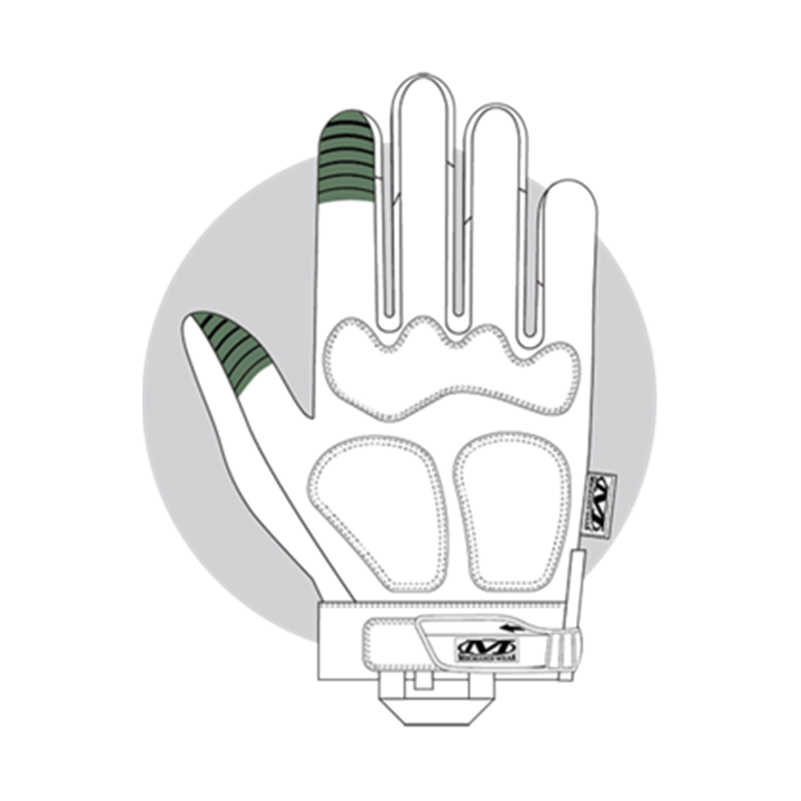 ΓΑΝΤΙΑ MECHANIX, M-pact, Woodland Camo, M