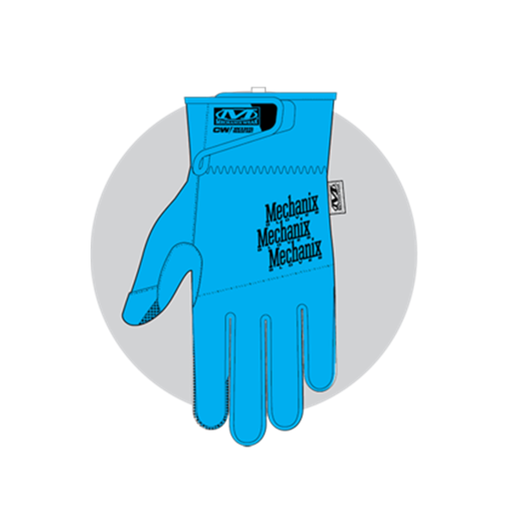 ΓΑΝΤΙΑ MECHANIX, Wind Resistant, Black, SIZE - XL