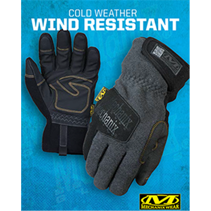 ΓΑΝΤΙΑ MECHANIX, Wind Resistant, Black, SIZE - XL