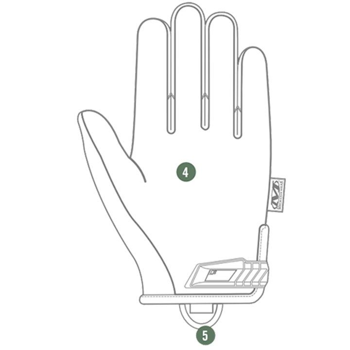 ΓΑΝΤΙΑ MECHANIX, Womans Original,Covert,0.5mm,LG