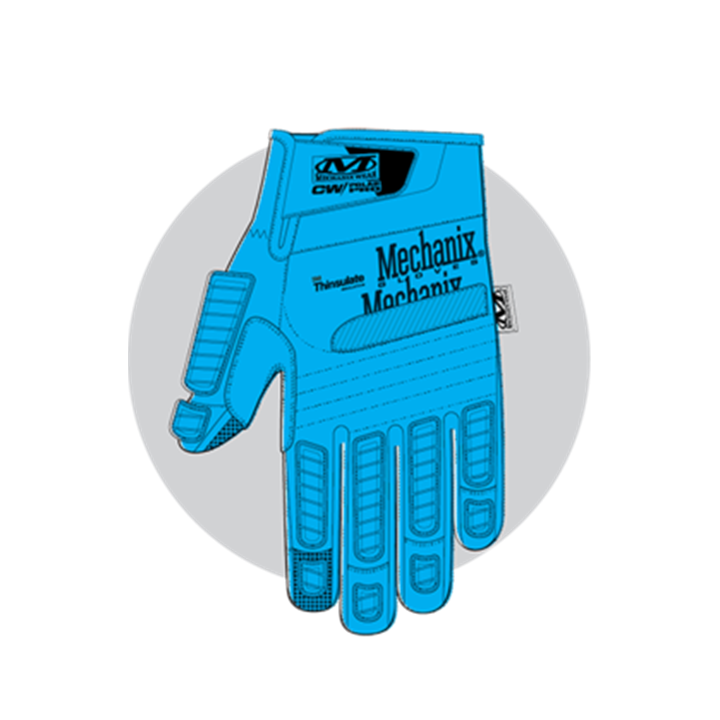 ΓΑΝΤΙΑ MECHANIX, CW Polar Pro LG
