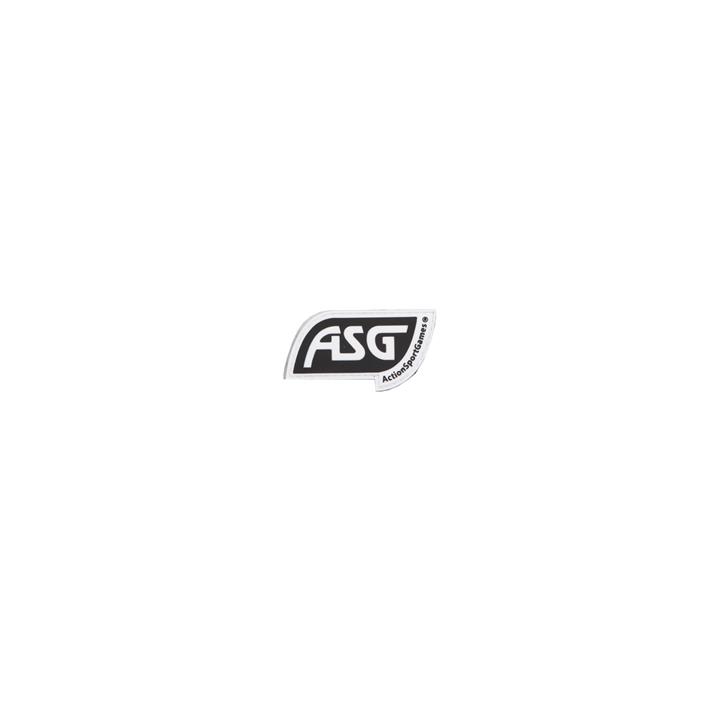 ASG PVC patch, velcro, Black