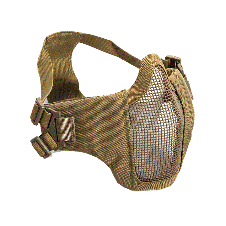 ΜΑΣΚΑ SOFT, Mesh Mask,ckeek pad, metal, lower half, ΤΑΝ