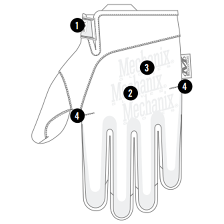 ΓΑΝΤΙΑ MECHANIX, T/S Element Covert XXL