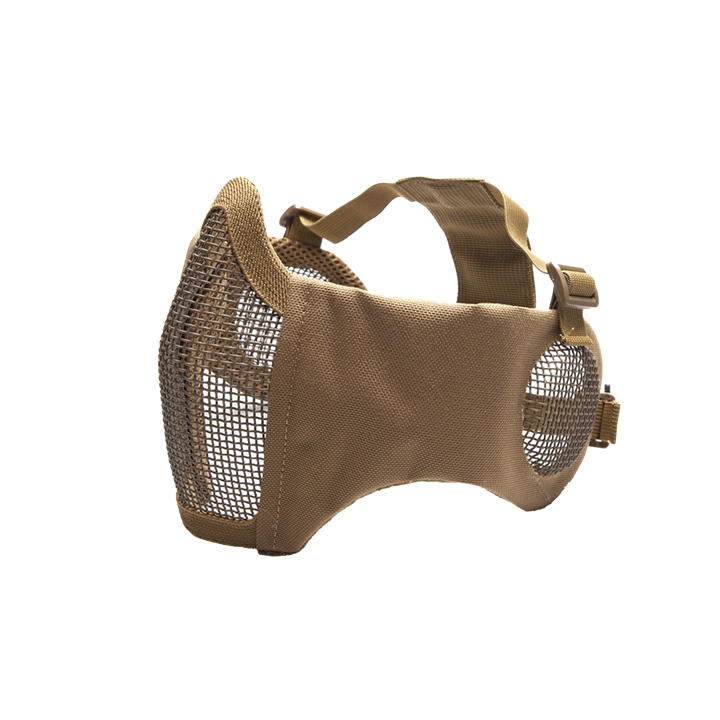 ΜΑΣΚΑ SOFT Mesh, Ear Protection, Metal, Lower Half, Tan
