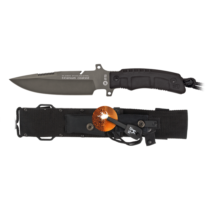 ΜΑΧΑΙΡΙ K25, TACTICO, Titanium Coated, 31830