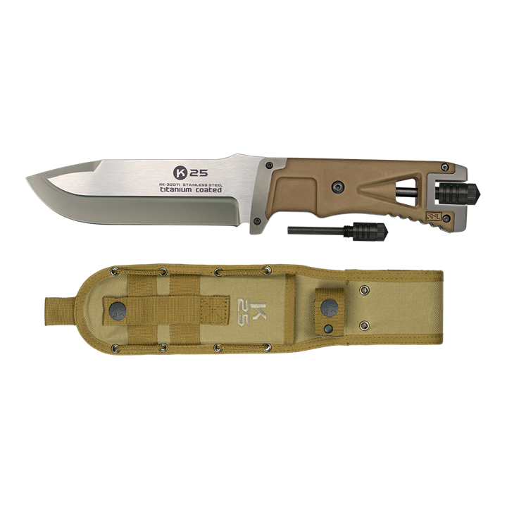 ΜΑΧΑΙΡΙ K25, Tactical, COYTE with firestarter, 32071