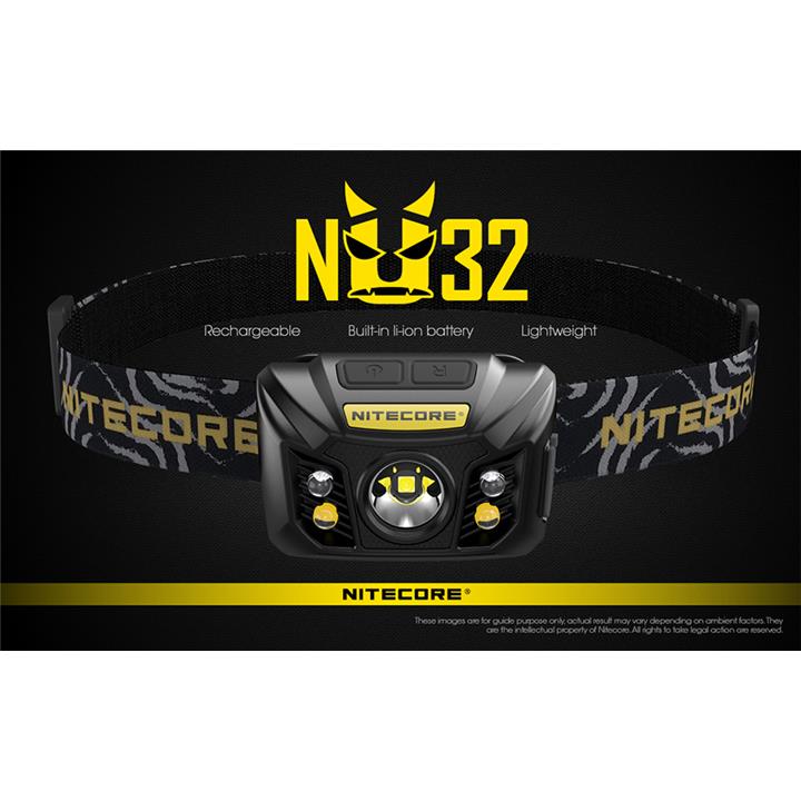 NiteCore - Φακός Κεφαλής Μπαταρίας Led 550lm Headlamp NU32