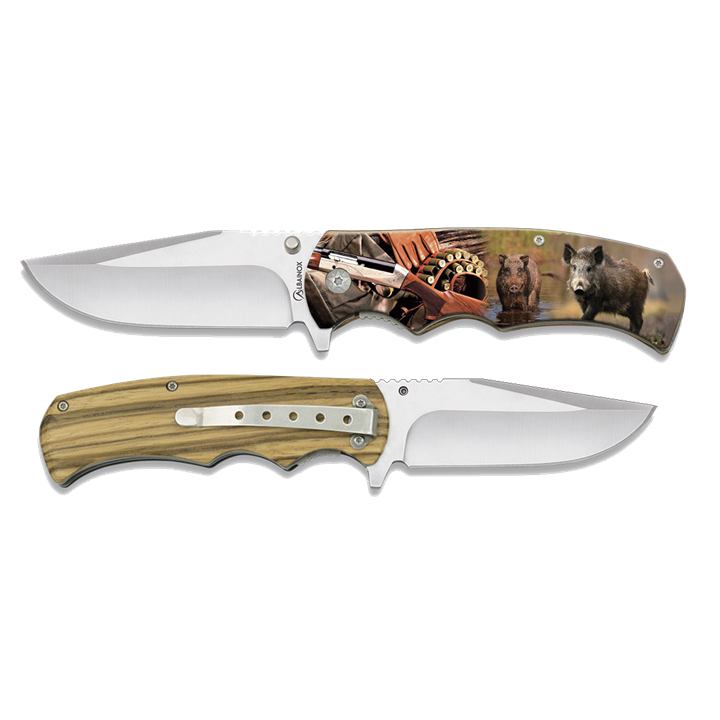 ΣΟΥΓΙΑΣ ALBAINOX WOOD + 3D Print, Αγριογορουνο , 8.8cm