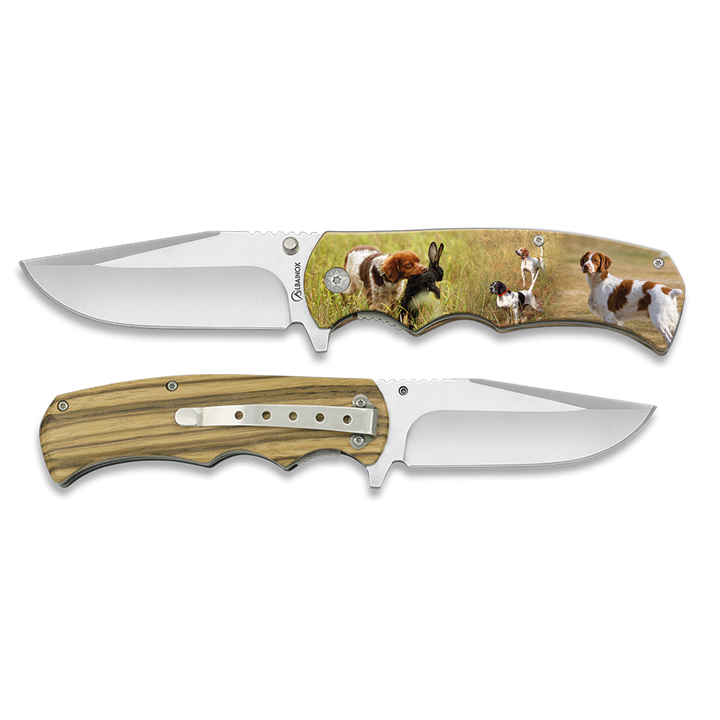 ΣΟΥΓΙΑΣ ALBAINOX WOOD + 3D Print, Λαγόσκυλα, 8.8cm #18257+3D014