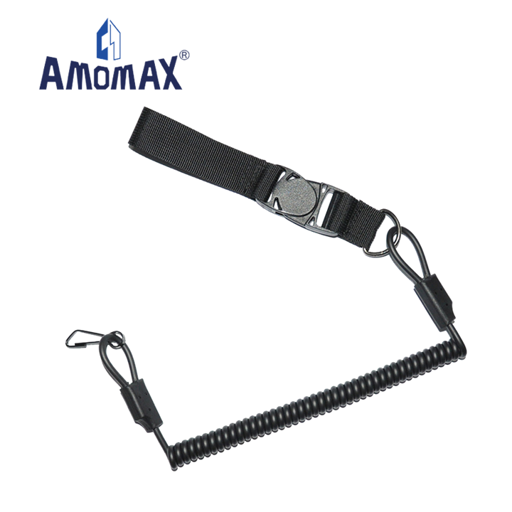 ΣΠΙΡΑΛ ΑΝΑΡΤΗΣΗΣ AMOMAX  για ΑΣΦΑΛΙΣΗ ΠΙΣΤΟΛΙΟΥ - Black