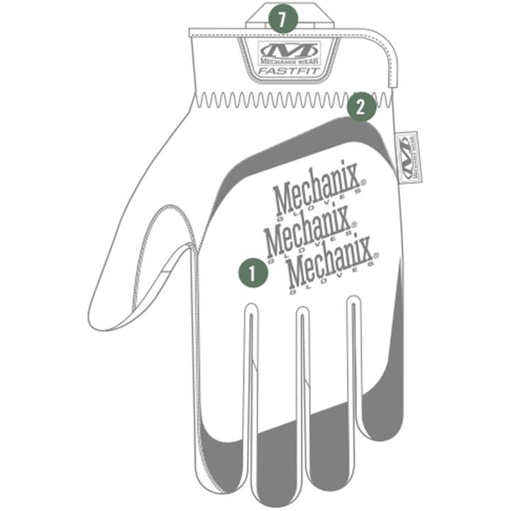 ΓΑΝΤΙΑ MECHANIX, Fastfit, Coyote, SM