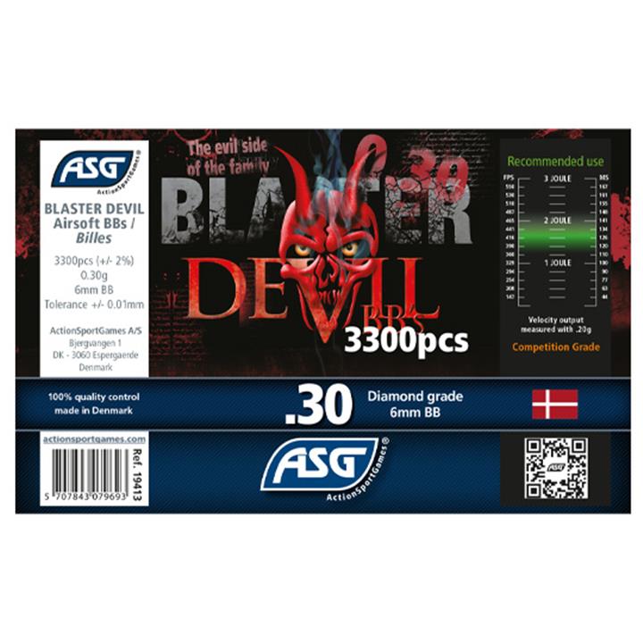 ΜΠΙΛΙΕΣ SOFT BLASTER DEVIL 0.30g / 3300pcs