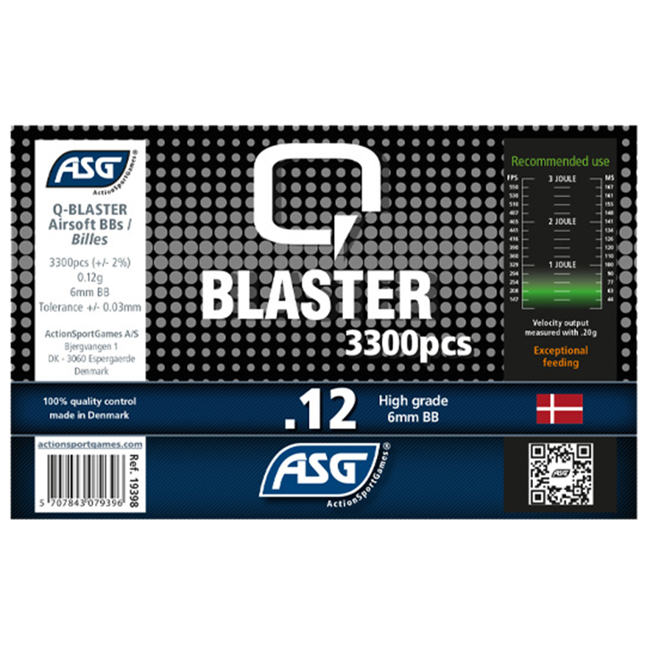 ΜΠΙΛΙΕΣ SOFT Q BLASTER 0.12g / 3300pcs