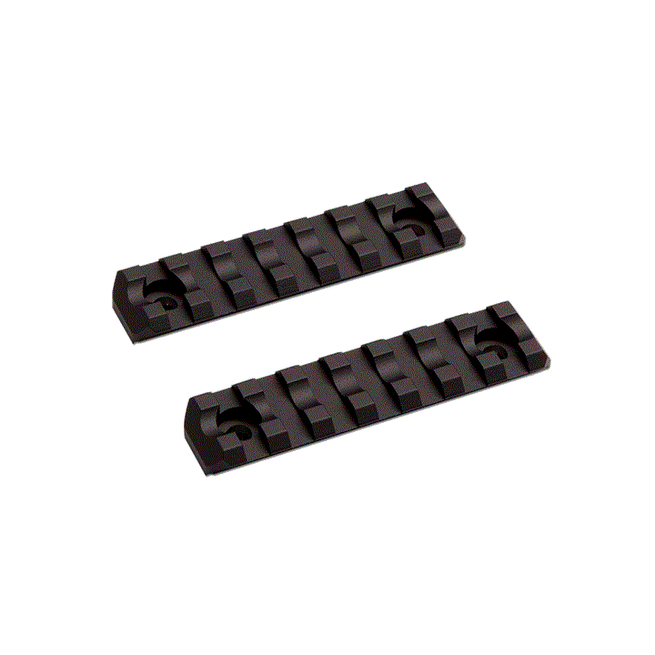M-Lok Rail, Short, 7 slots, 2pcs