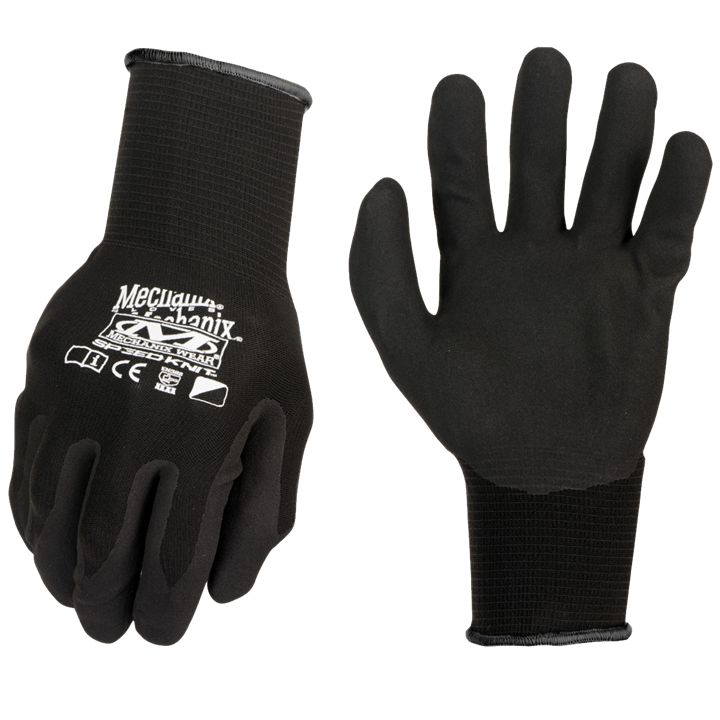 ΓΑΝΤΙΑ MECHANIX, Knit Nitrile Black SM/MD