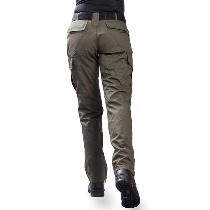 Παντελόνι γυναικείο λαδί ριπ-στοπ