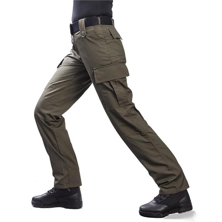 Παντελόνι γυναικείο λαδί ριπ-στοπ