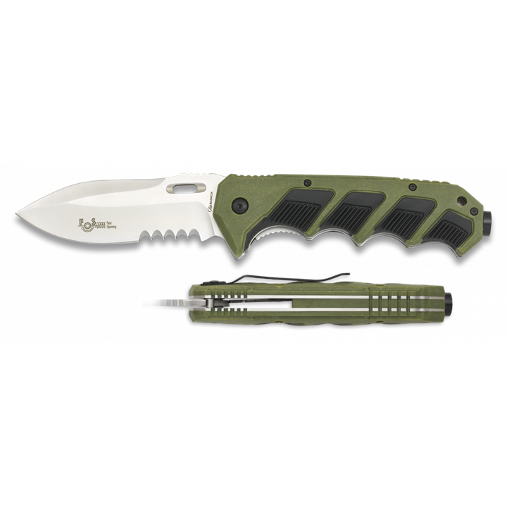 ΣΟΥΓΙΑΣ Albainox FOS pocket knife. Blade 9.4 cm, Green, 18006-A