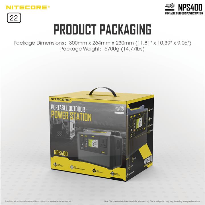 POWER STATION NITECORE NPS400, 117000mAh