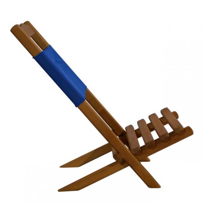 ΚΑΡΕΚΛΑΚΙ ΕΠΑΓΓΕΛΜΑΤΙΚΟ ΠΑΡΑΛΙΑΣ ΞΥΛΙΝΟ ΣΠΑΣΤΟ ΚΑΡΥΔΙ PVC ΜΠΛΕ