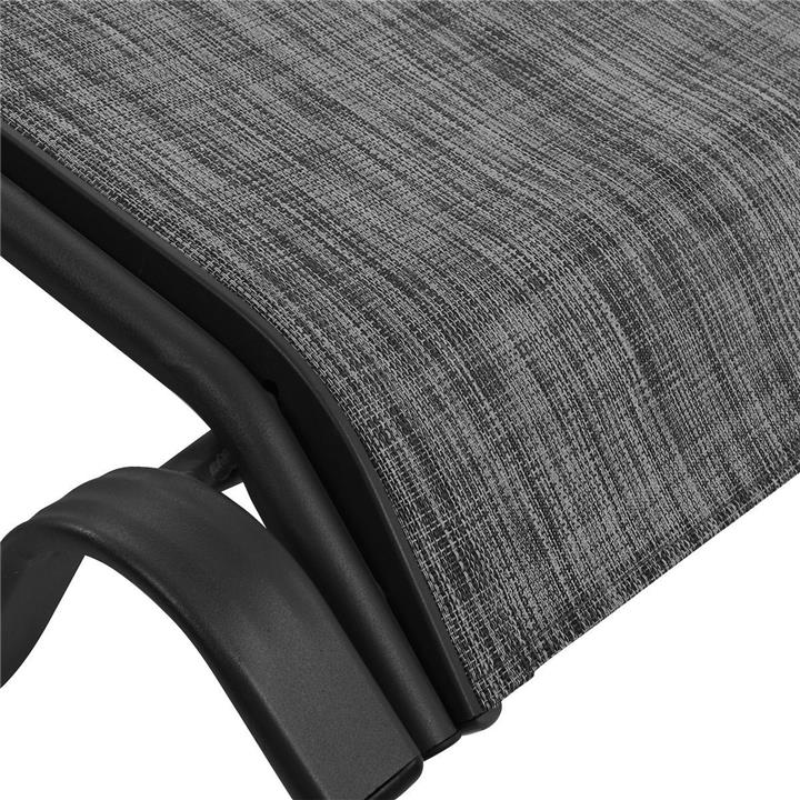 ΞΑΠΛΩΣΤΡΑ ΑΛΟΥΜΙΝΙΟΥ ΓΚΡΙ ΜΕ TEXTLINE ΓΚΡΙ 200x65.5x33.5cm