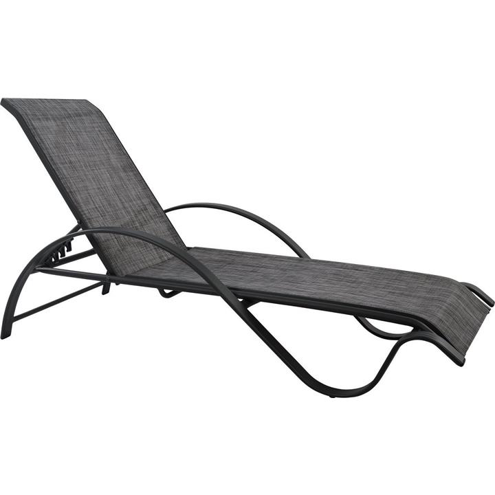 ΞΑΠΛΩΣΤΡΑ ΑΛΟΥΜΙΝΙΟΥ ΓΚΡΙ ΜΕ TEXTLINE ΓΚΡΙ 200x65.5x33.5cm