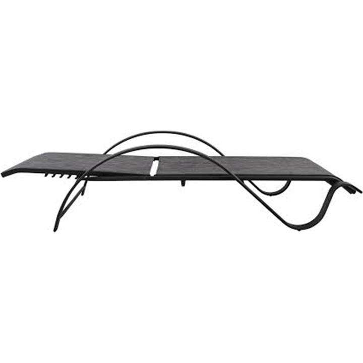 ΞΑΠΛΩΣΤΡΑ ΑΛΟΥΜΙΝΙΟΥ ΓΚΡΙ ΜΕ TEXTLINE ΓΚΡΙ 200x65.5x33.5cm