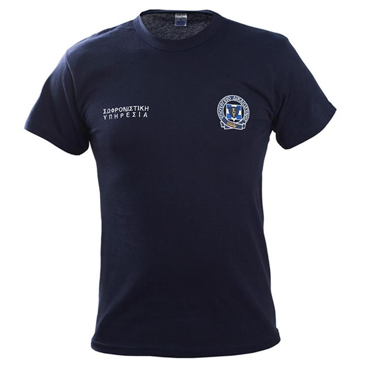 Μπλουζάκι μακό με κέντημα Σωφρονιστική Υπηρεσία