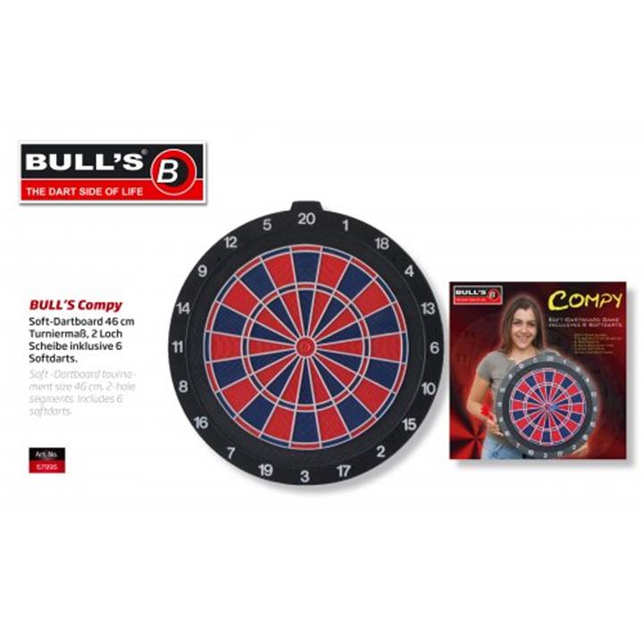 ΣΤΟΧΟΣ DART BULL'S Compy Soft-Tip Dart Board