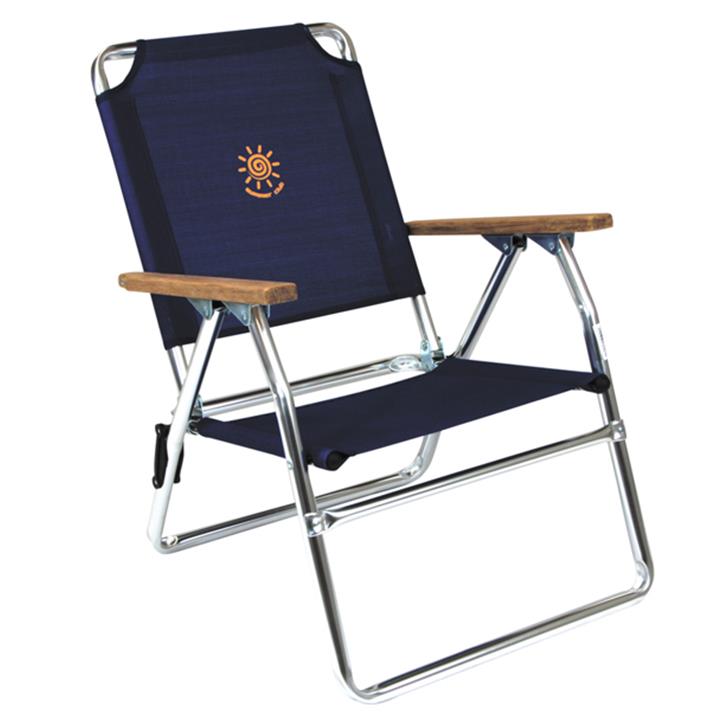 ΚΑΡΕΚΛΑ ΠΑΡΑΛΙΑΣ ΑΛΟΥΜΙΝΙΟΥ ΨΗΛΗ ΜΕ ΞΥΛΙΝΑ ΜΠΡΑΤΣΑ