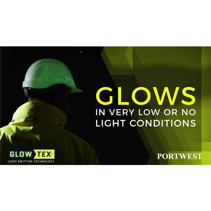 PG54 PORTWEST Κράνος αντοχής GLOWTEX