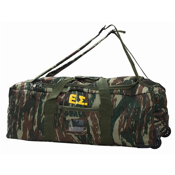 Σακ Βουαγιάζ με ρόδες Survivors Eλληνικού Στρατού 70Lt 00215