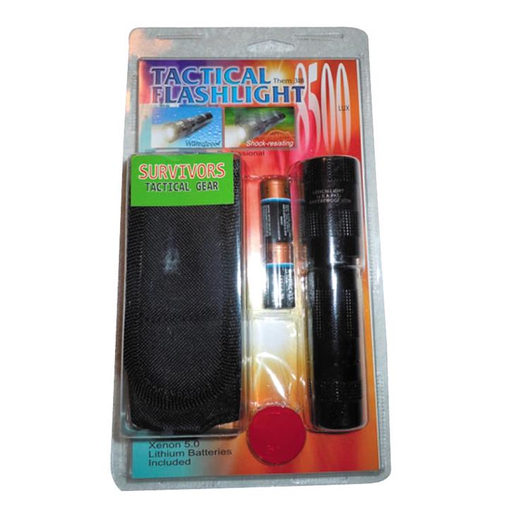 Φακός επιχειρησιακός Survivors από αλουμίνιο με λάμπα Xenon 8500