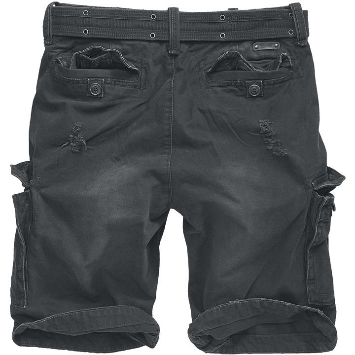 Βερμούδα BRANDIT SHELL VALLEY HEAVY VINTAGE SHORTS BLACK