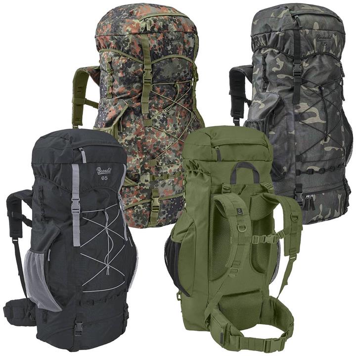 Σακίδιο Brandit Aviator 65 Μαύρο/παραλλαγής